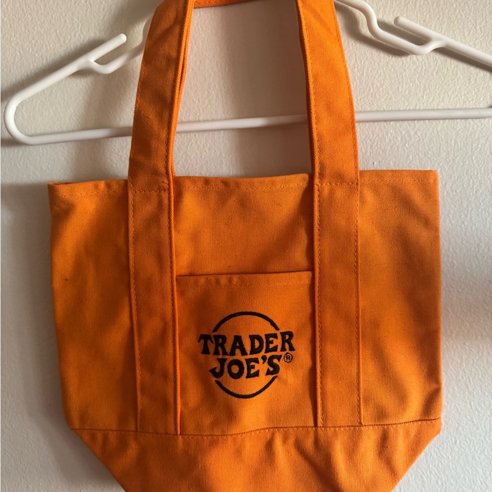 Trader Joe's Mini Orange Tote Bag